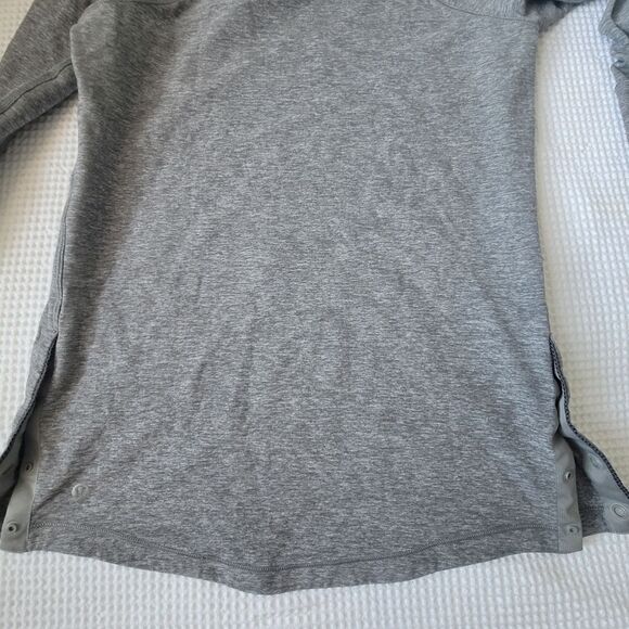 Lululemon Hill And Valley Turtleneck size 4 Pullover Gray - Picture 6 of 9